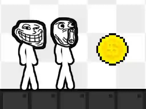 Permainan Troll Stick Face Escape talian