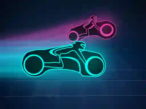 Permainan Neon Slither Sim talian