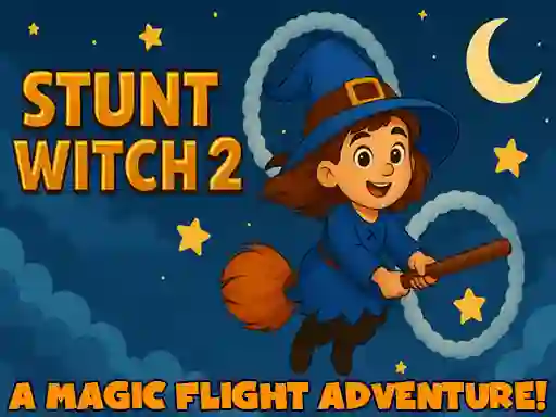 Permainan Stunt Witch 2 talian