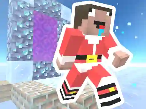 Permainan Noob Steve Christmas talian