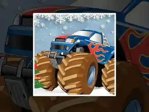 Permainan Winter Monster Truck Puzzles talian