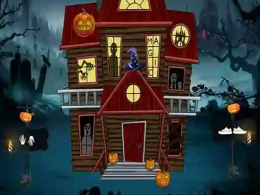Permainan Halloween Magic Lady Escape talian