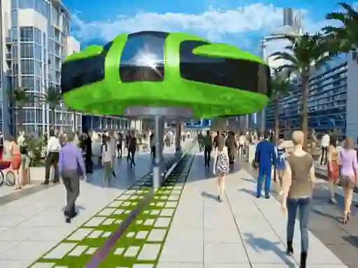 Permainan Gyroscopic Elevated Bus Simulator Public Transport talian