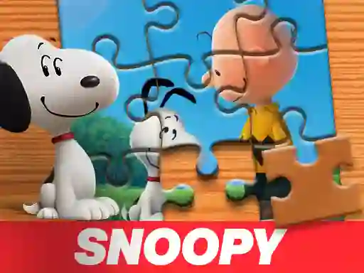Permainan Snoopy Jigsaw Puzzle talian
