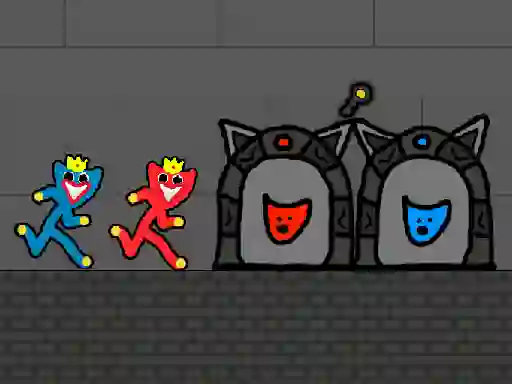 Permainan Red and Blue Stickman Huggy 2 talian