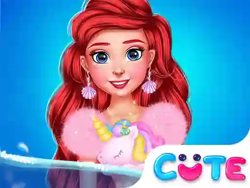 Permainan Princess Turned Into Mermaid talian