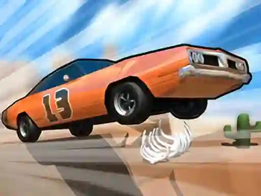 Permainan Stunt Car Race talian