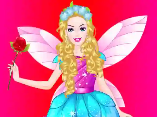 Permainan Barbie Angel Dress up talian