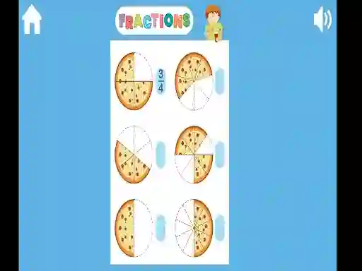 Permainan Fractions talian