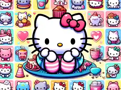 Permainan Cute Kitty Memory Challenge talian