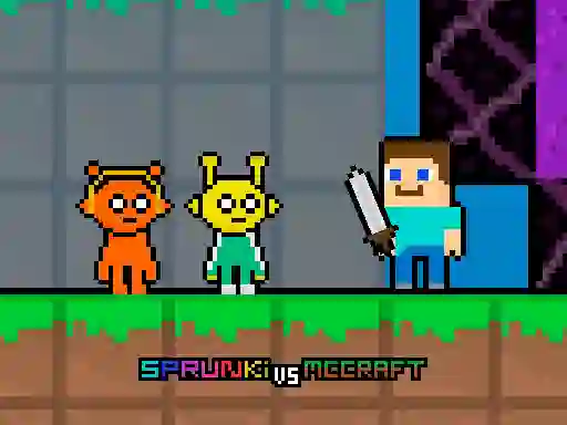 Permainan Sprunki vs MCCraft talian