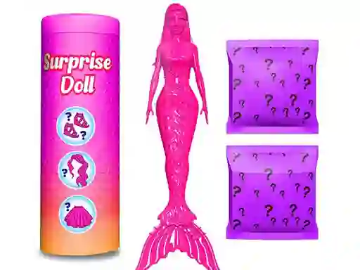 Permainan Color Reveal Mermaid Doll talian
