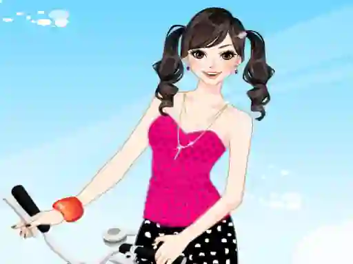 Permainan Bicycle Girl Dressup talian