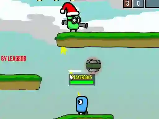 Permainan Arena 2D Shooting Multiplayer talian