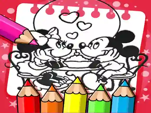 Permainan Mickey Mouse Coloring Book talian