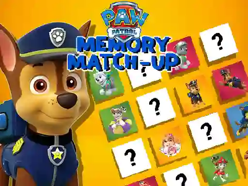 Permainan Paw Patrol Memory Match Up talian