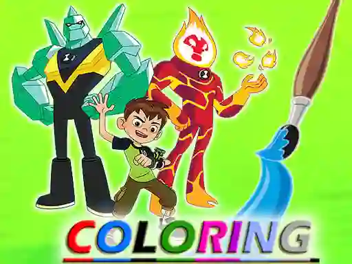 Permainan Ben 10 Coloring talian