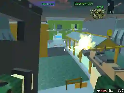 Permainan Pixel Crazy Minecraft shooter talian