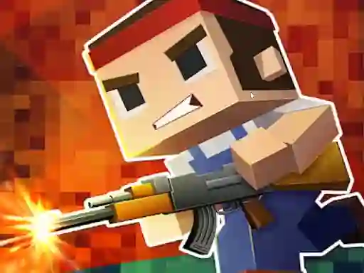 Permainan Blocky Shooting Swat Multiplayer talian