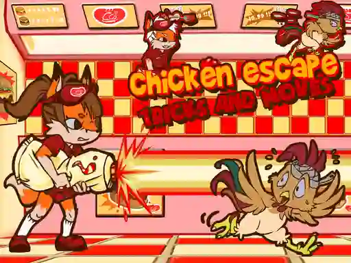 Permainan Chicken Escape Tricks and moves talian