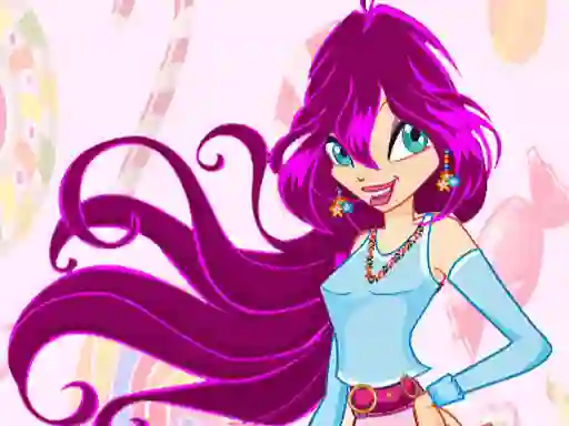 Permainan Winx Candy Girl talian