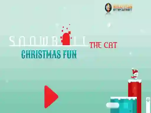 Permainan Snowball The Cat Christmas Fun talian