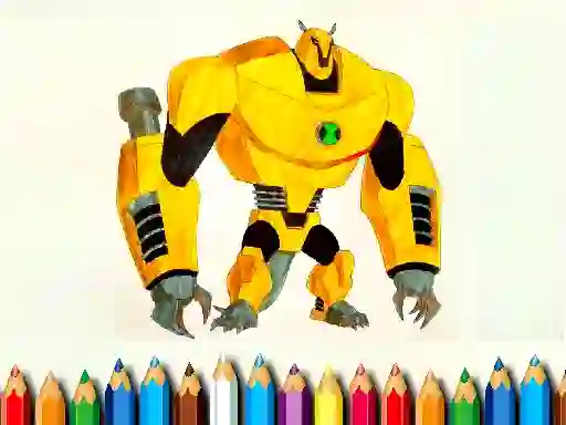 Permainan Ben10 Monsters Coloring book talian