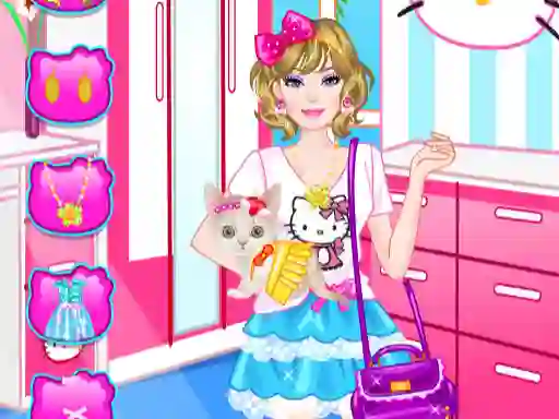 Permainan Barbie With Kitty talian