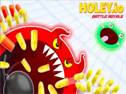 Permainan Holey.io battle royale talian