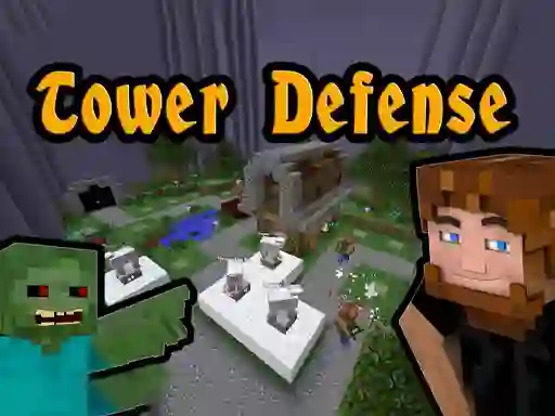 Permainan Minecraft Tower Defense talian