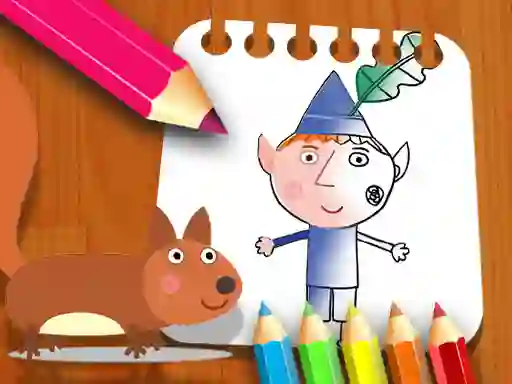 Permainan Ben Hollys Coloring Book talian