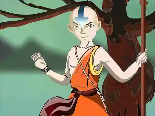 Permainan Avatar Aang DressUp talian
