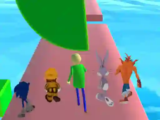 Permainan Fun Race 3D baldi's basics talian