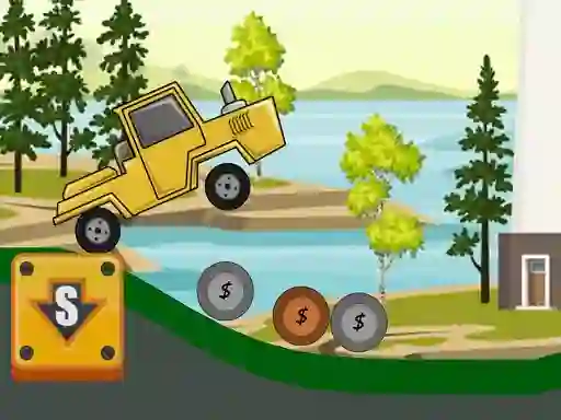 Permainan Hill Climb Tractor 2D talian