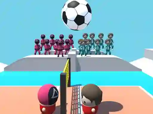 Permainan Volley Squid Gamer talian