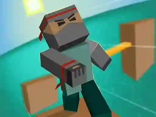 Permainan Blocky Parkour Ninja talian