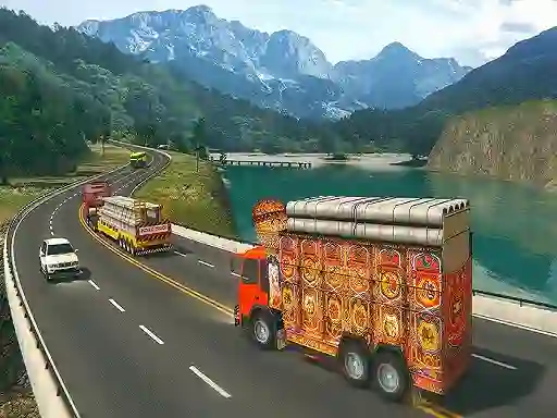 Permainan Indian Cargo Truck Gwadar Port Game talian