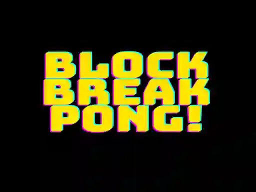 Permainan Block break pong! talian