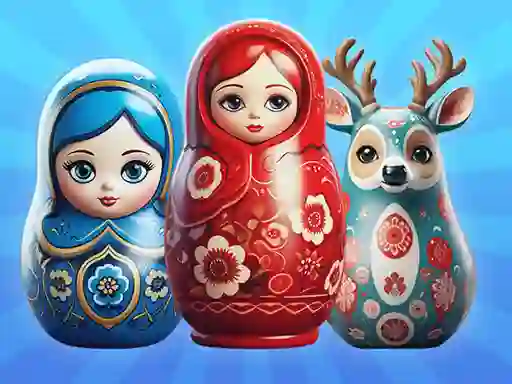 Permainan Sort by Matryoshka Shelves! talian
