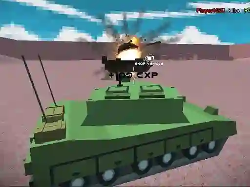 Permainan Helicopter And Tank Battle Desert Storm Multiplaye talian