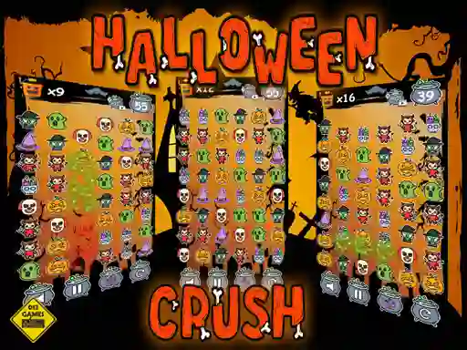 Permainan Halloween Crush talian