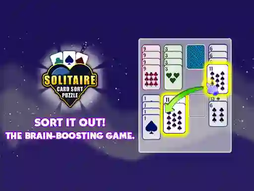 Permainan Solitaire Card Sort Puzzle talian