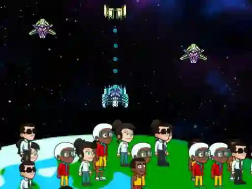 Permainan Save from Aliens talian