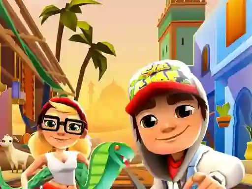 Permainan Subway Surfers World Tour: Marrakesh talian