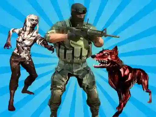 Permainan Good Guys VS Bad Boys Zombie talian