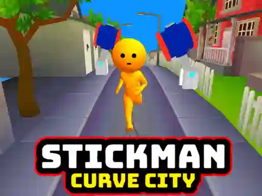 Permainan Stickman Curve City talian