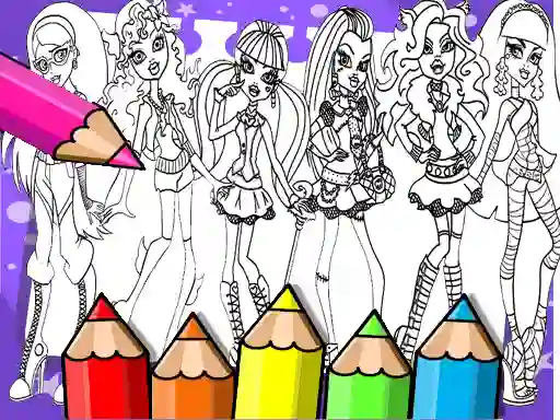 Permainan Monster High Coloring Book talian