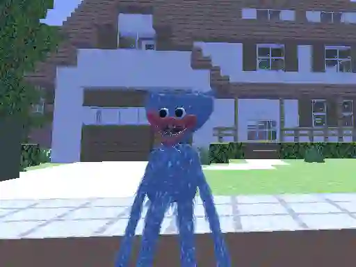 Permainan Huggy Wuggy in Minecraft talian