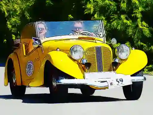 Permainan Old Cars Puzzle talian