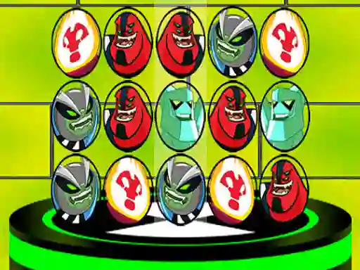 Permainan Ben 10 Match 3 Aliens talian